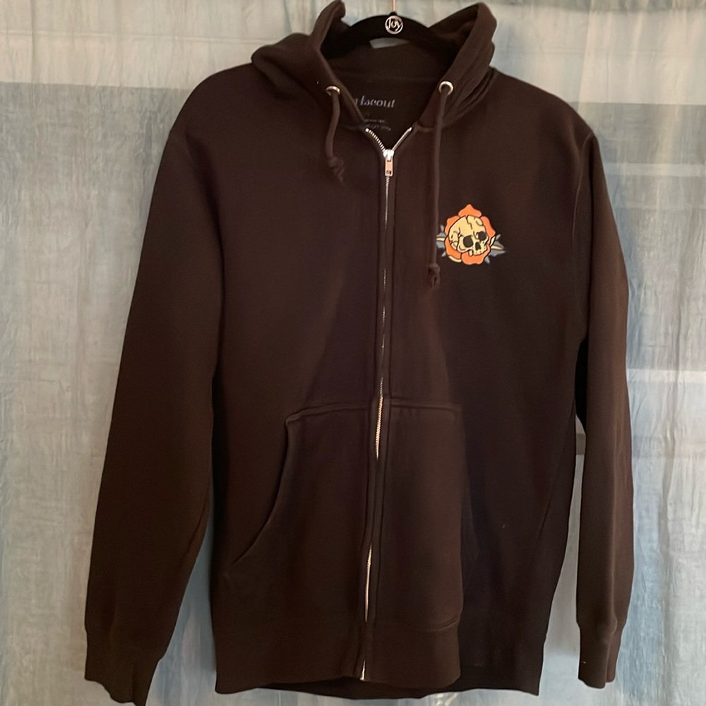 Girrlscout raise hell zip-up sweatshirt